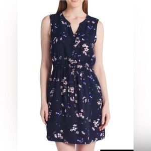 NWT 41 Hawthorn Floral Sleeveless Tie Waist Dress